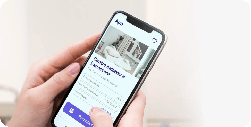 Applicazione mobile per il vostro centro di bellezza e benessere con flowww
