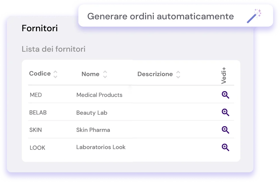 Ordini automatici dai vostri fornitori con flowww doctor