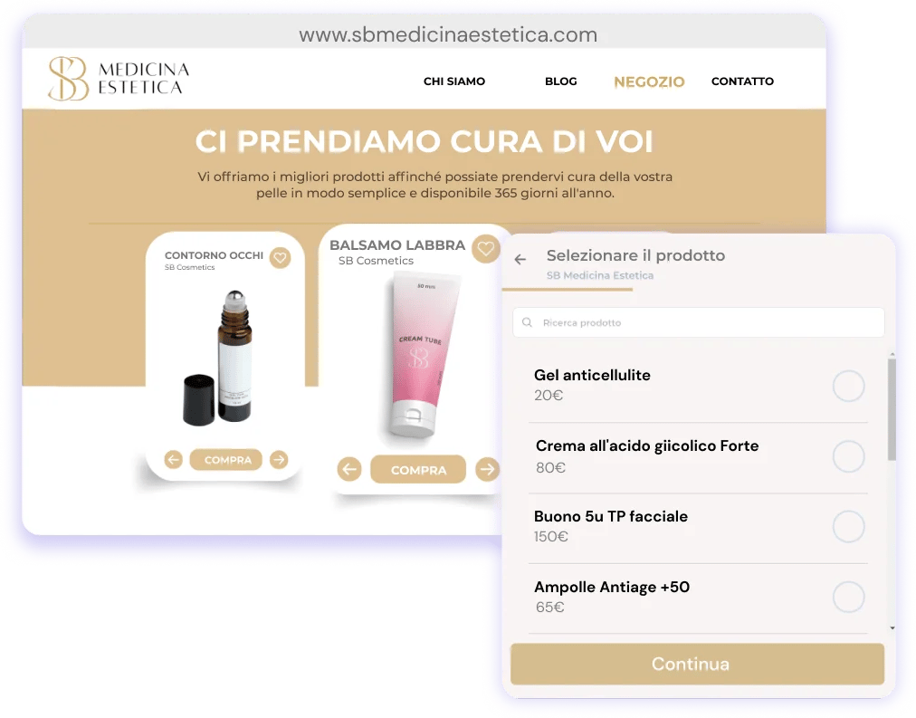 Creare buoni e promozioni per il vostro centro con flowww web