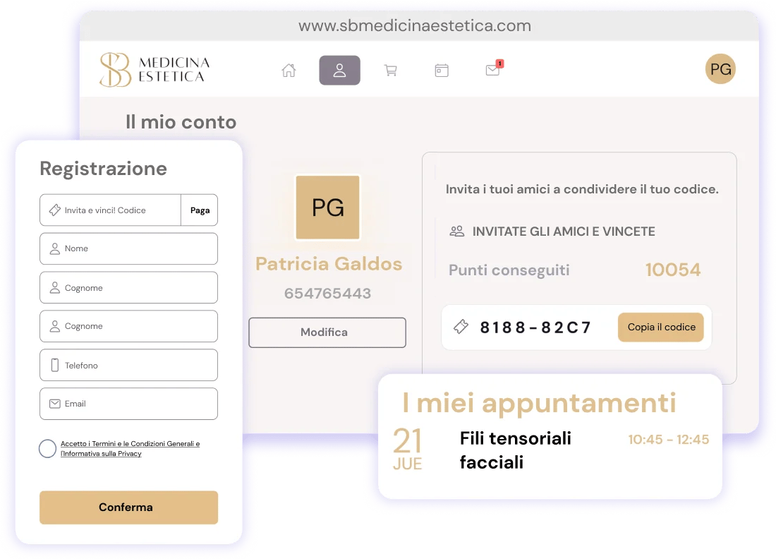 compilare il modulo paziente con flowww web