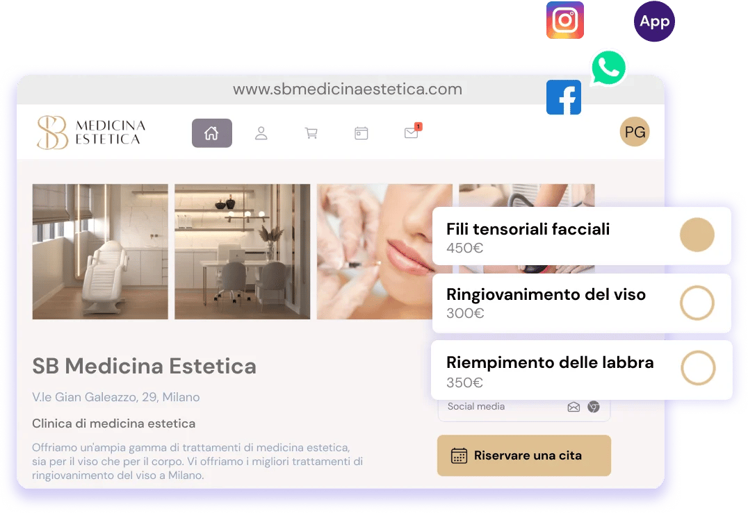 semplificare la prenotazione di appuntamenti online con flowww web