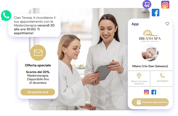 Software specializzato per centri termali