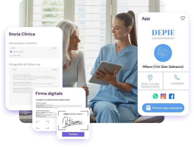 Software per le cliniche podologiche