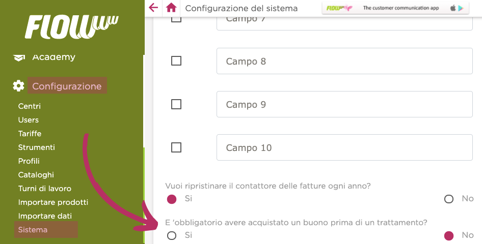 Aggiungi unintestazione